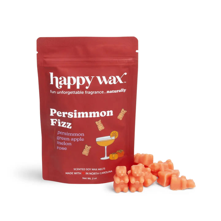 Persimmon Fizz Happy Wax Soy Melts 2 Oz Bag