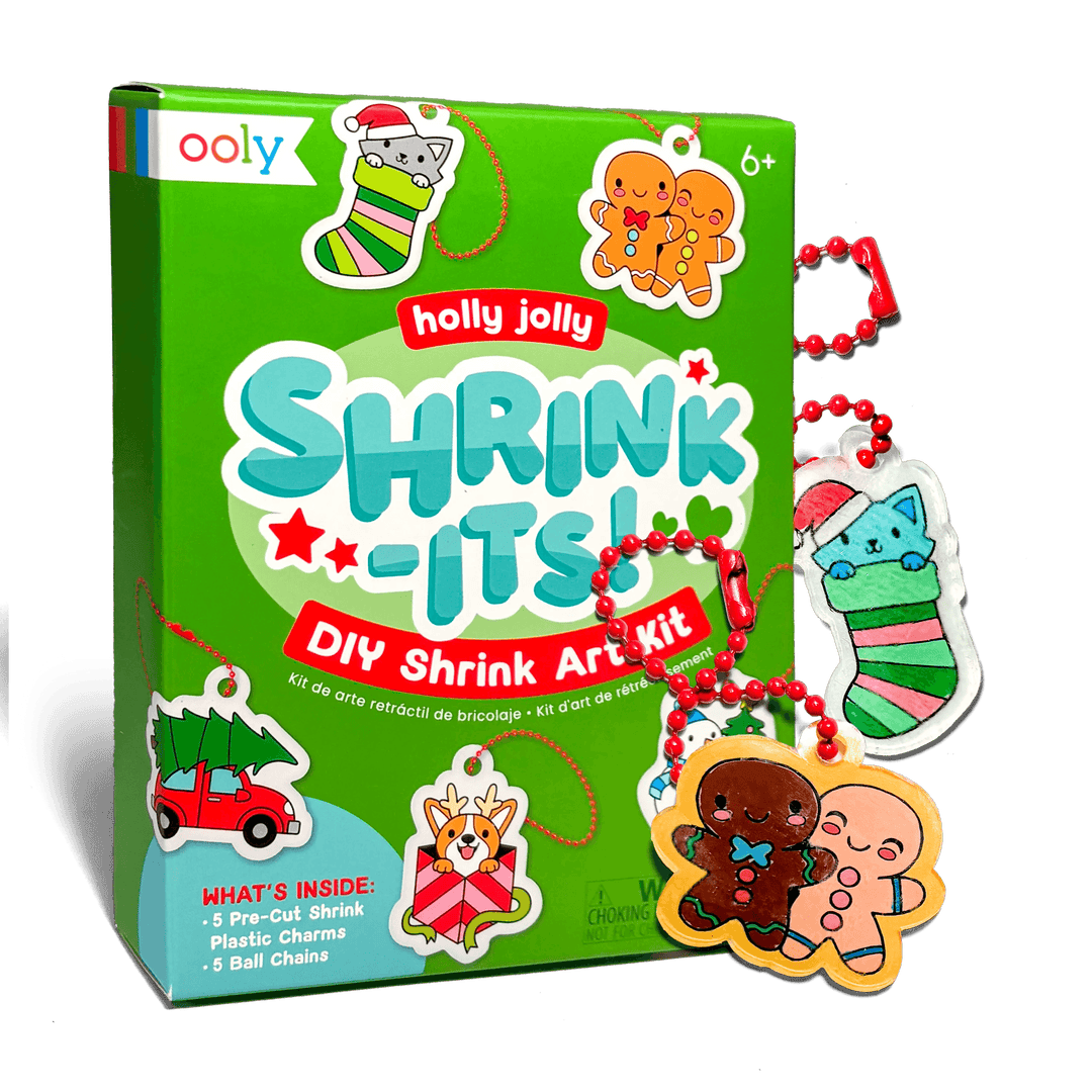 Mini Shrink-Its! DIY Shrink Art Kit - Holly Jolly