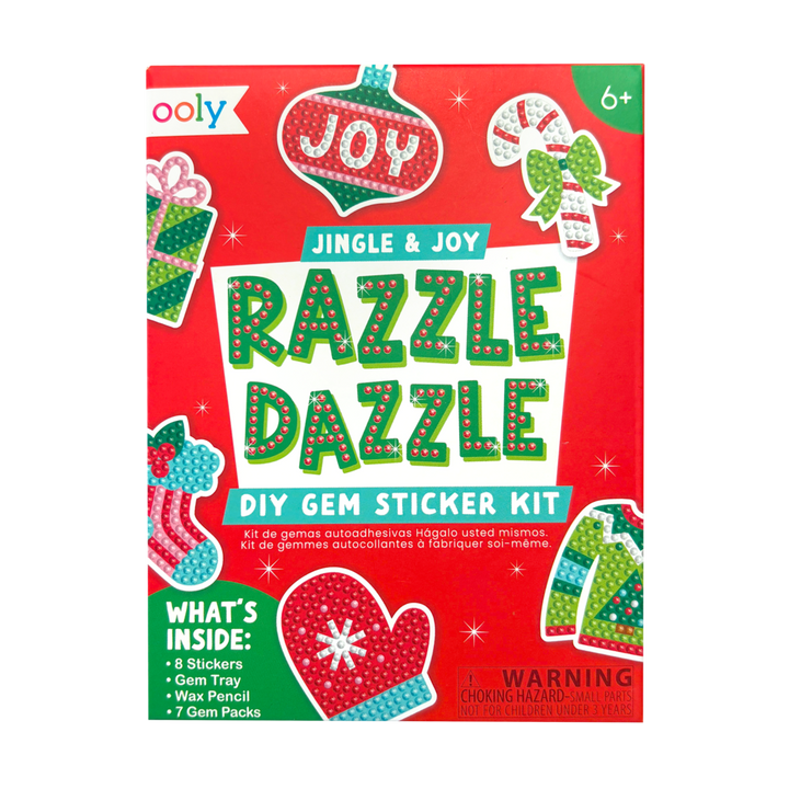 Mini Razzle Dazzle DIY Gem Sticker Kit - Jingle & Joy