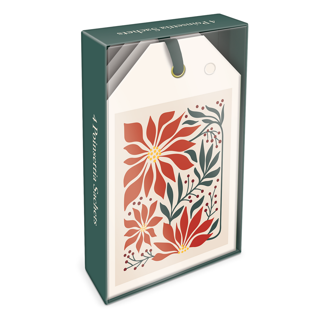 Boxed Sachets - Winter Poinsettia