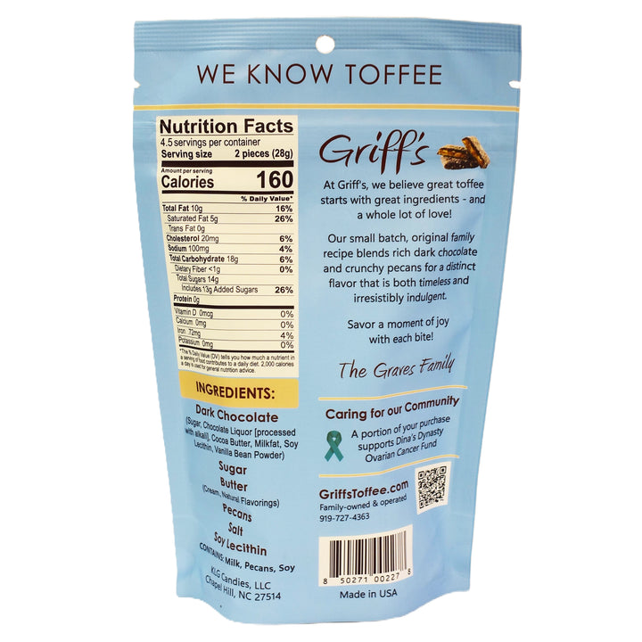 Griff's Pecan Toffee - 4.5 oz