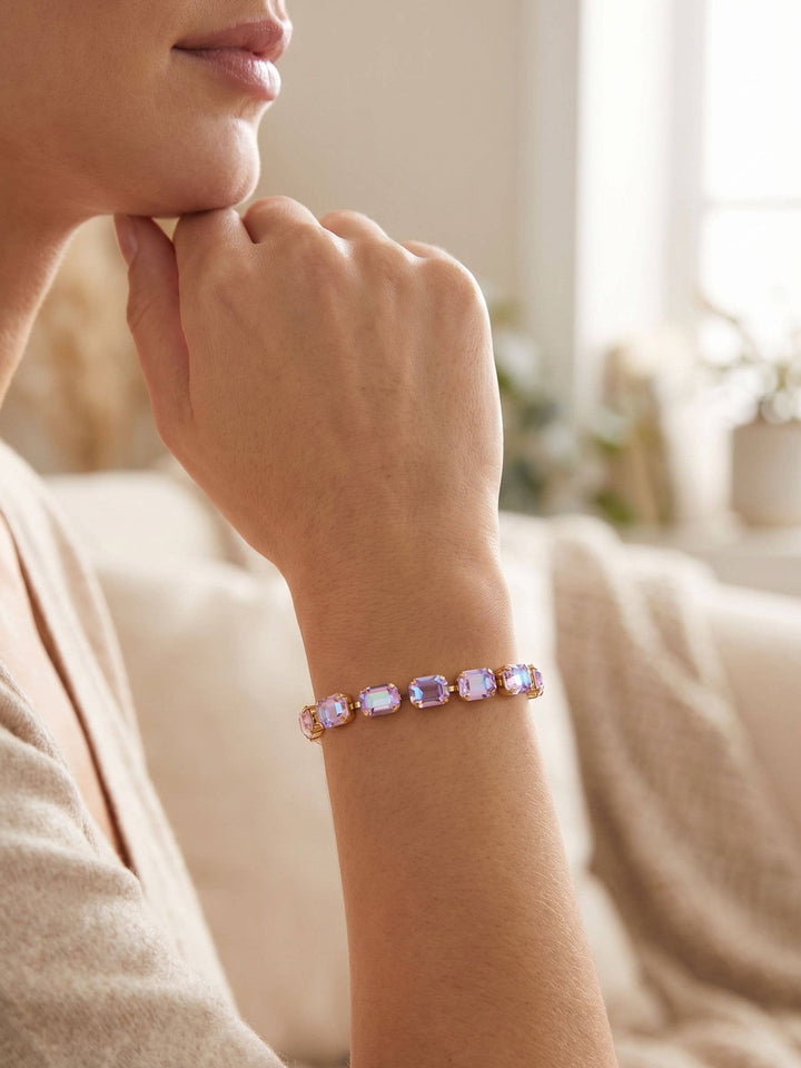 Octavia Tennis Bracelet - Purple by Sorrelli
