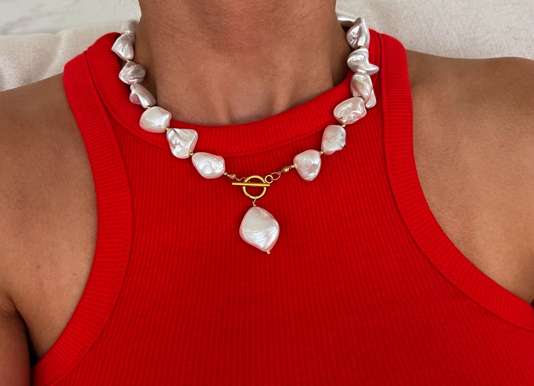 Chunky Pearl Necklace by CHANSUTTPEARLS