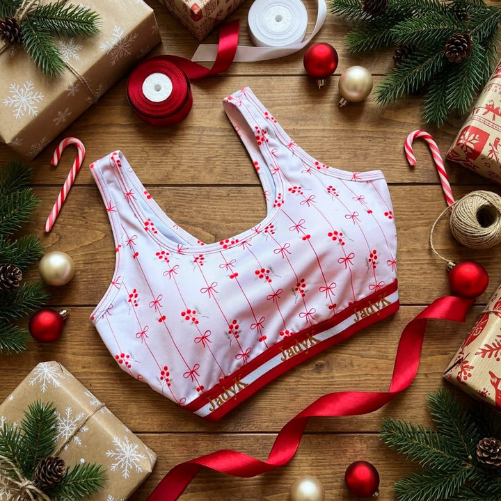 Arya Bra | Christmas Prints by JadyK (Ships in 2-3 Weeks)