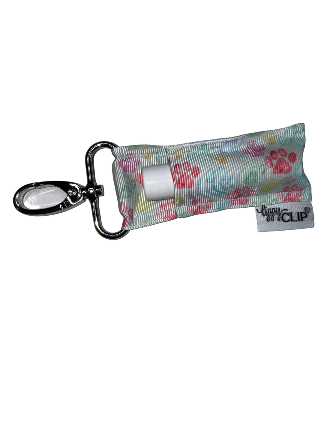 Pastel Paw Prints LippyClip® Lip Balm Holder (PREORDER: Ships in 2-3 Weeks)