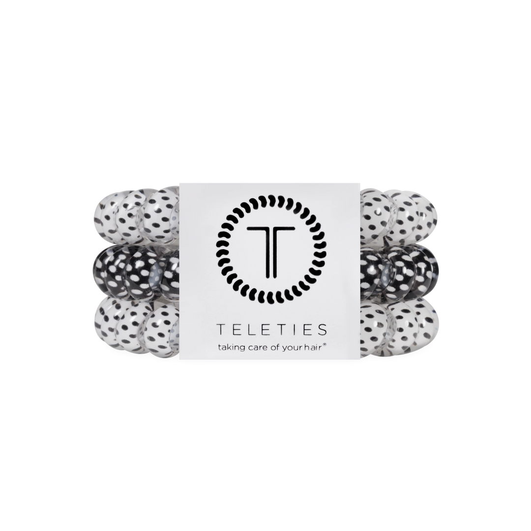 Teleties Hair Tie - Large Band Pack of 3 - Polka Dot Party (Ships Next Week)