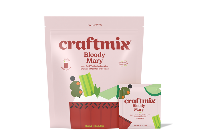 Craftmix Bloody Mary Cocktail / Mocktail Mixer 12 Pack