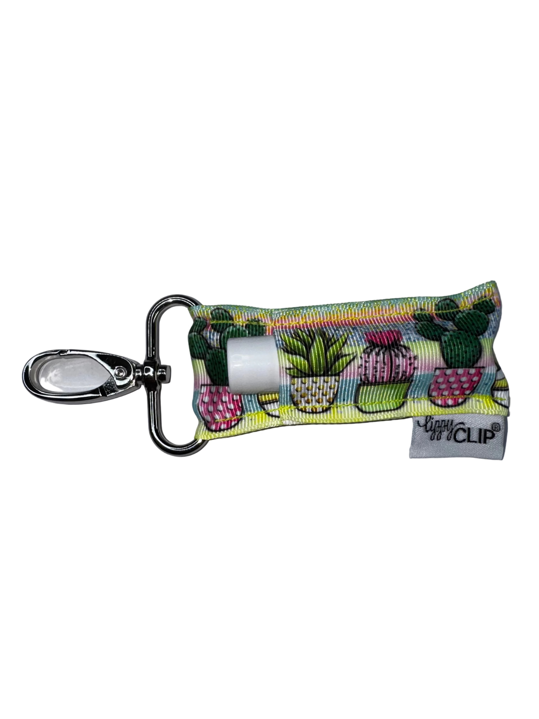 Striped Cactus LippyClip® Lip Balm Holder (PREORDER: Ships in 2-3 Weeks)