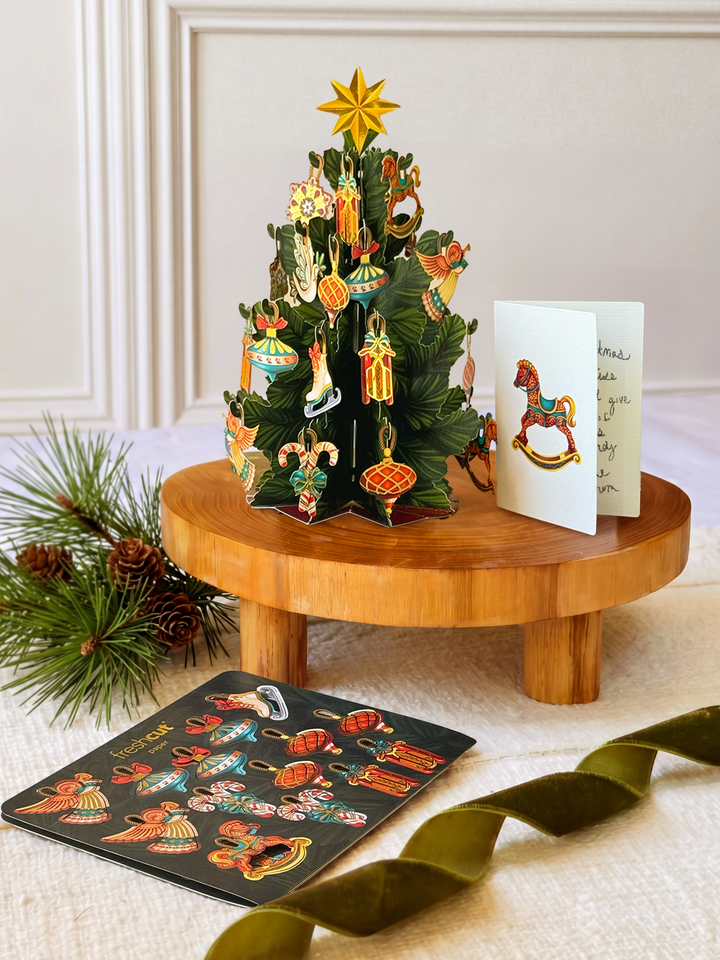 Mini Christmas Tree Pop-Up Greeting Card