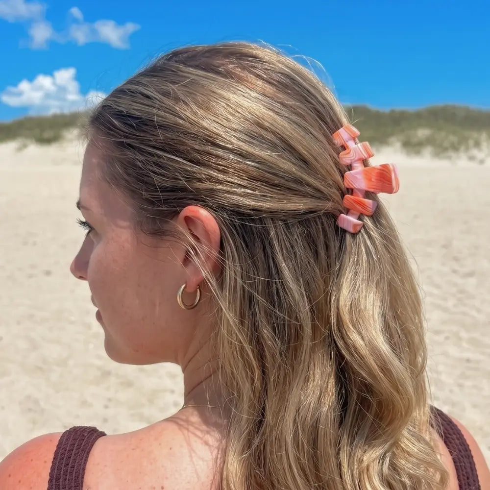 Medium Teleties Claw Clip - Just Keep Swimming