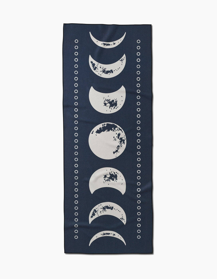 Lunar Phases Yoga Towel by Geometry