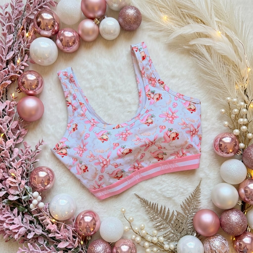 Arya Bra | Christmas Prints by JadyK (Ships in 2-3 Weeks)