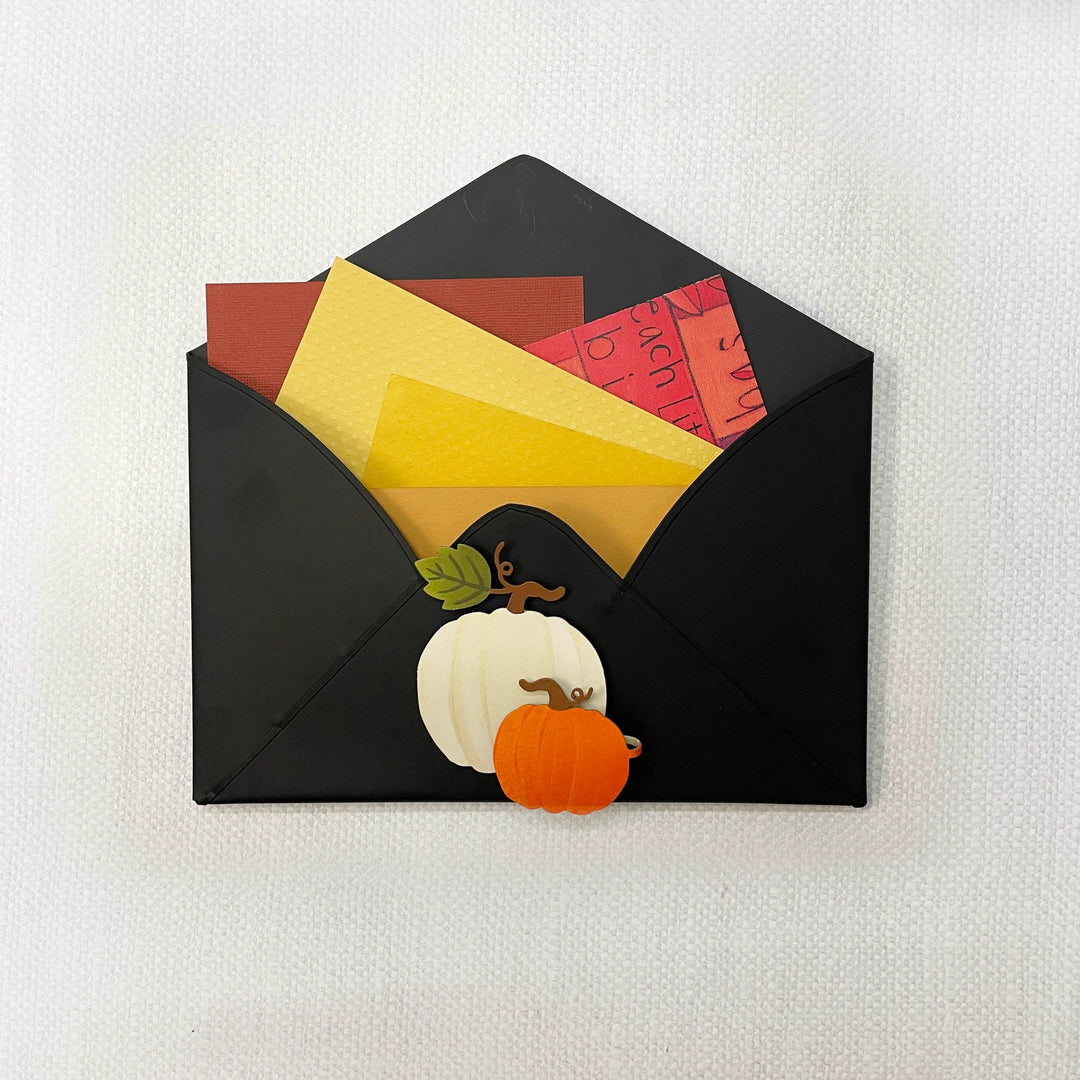 Pumpkin Foldover Magnet by Roeda