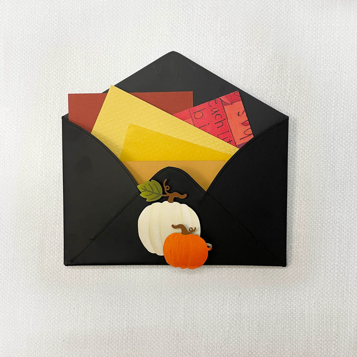 Pumpkin Foldover Magnet by Roeda