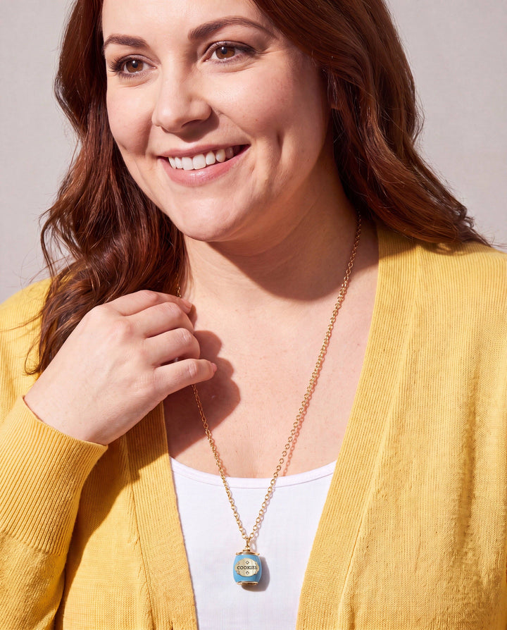 Cookie Jar Locket Necklace by Alex +  Ani (Ships in 2-3 Weeks)
