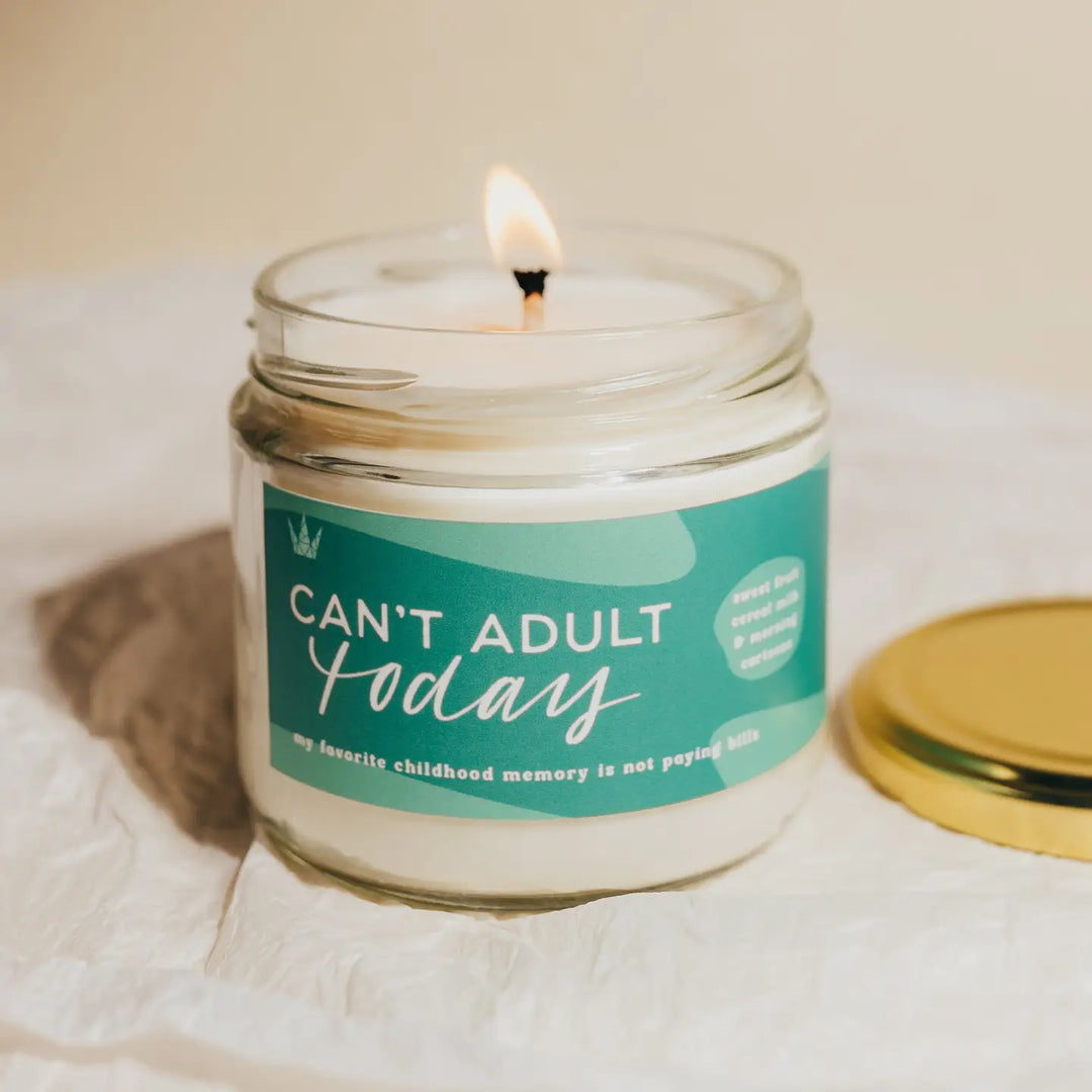 Can't Adult Today Candle by Evil Queen