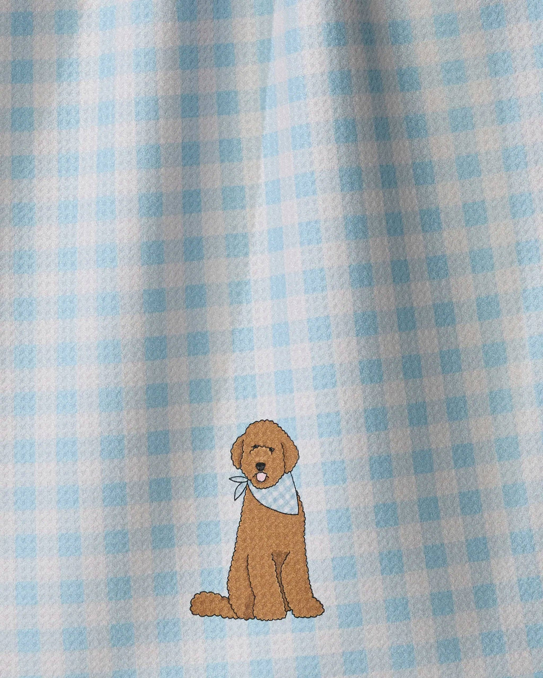Gingham Doodle Tea Towel by Geometry