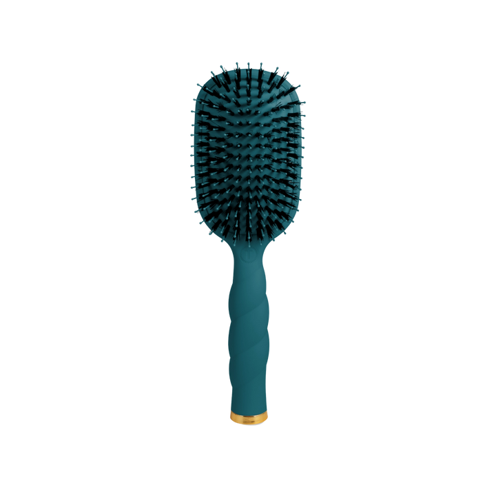 Teal With It Boar Bristle Hair Brush by Teleties
