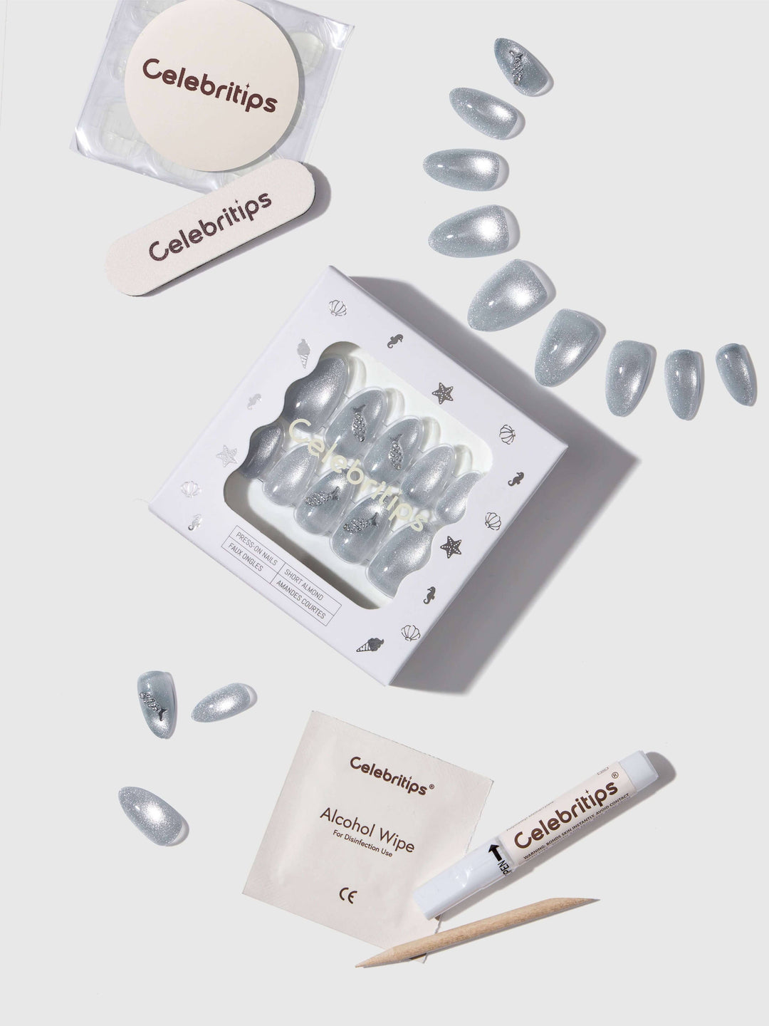 Sea Salt Press-On Nails by Celebritips
