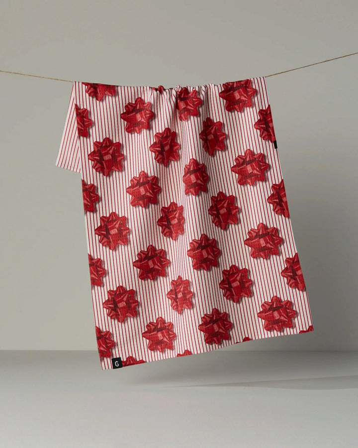 Perfectly Wrapped Luxe Kitchen Towel by Geometry
