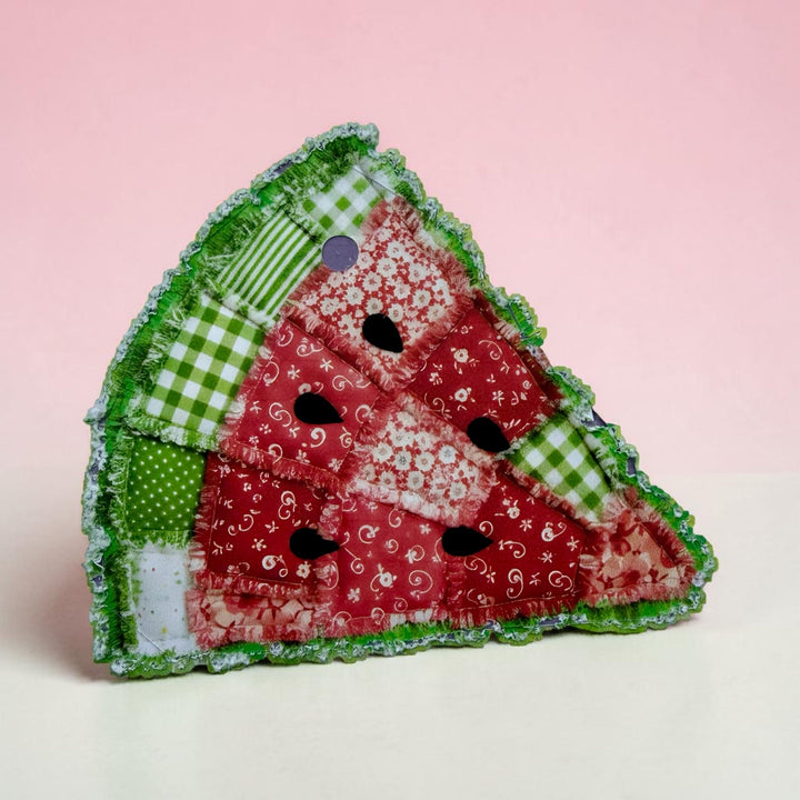 MAY PREORDER: Watermelon Patchwork Freshie by Bug & Bean Freshies (Ships in 3-4 Weeks)