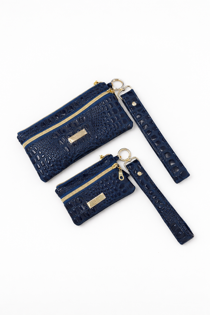 MJ VAULT RELEASE: Luxe Navy Bubble Gator by Makeup Junkie (Ships in 5-6 Weeks)