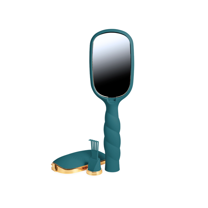 Teal With It Boar Bristle Hair Brush by Teleties