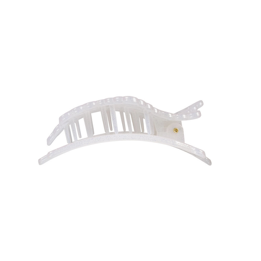 Teleties Flat Hair Clip - Glitter Snowflake