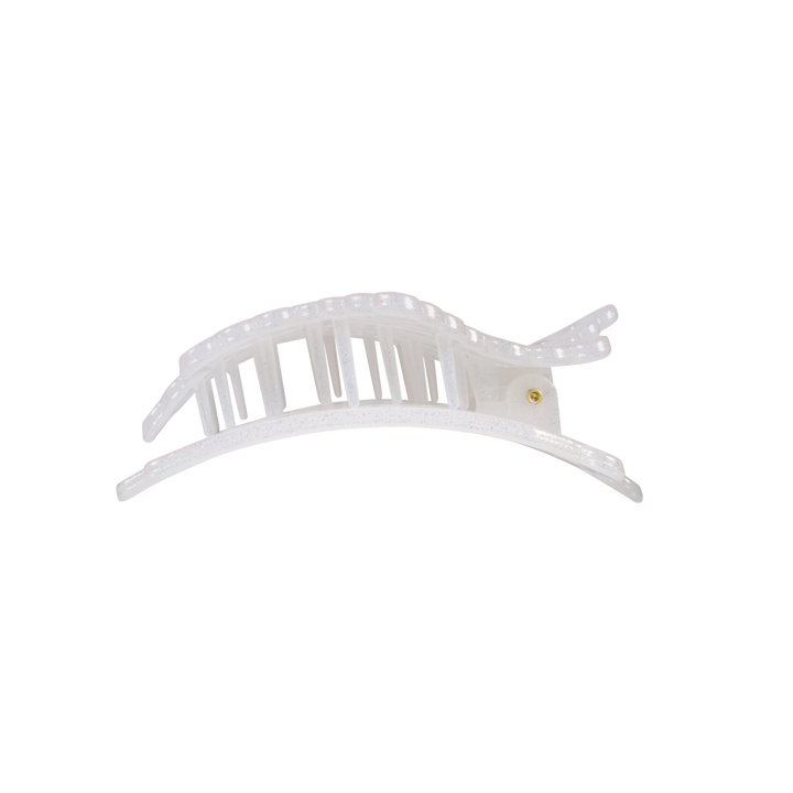 Teleties Flat Hair Clip - Glitter Snowflake