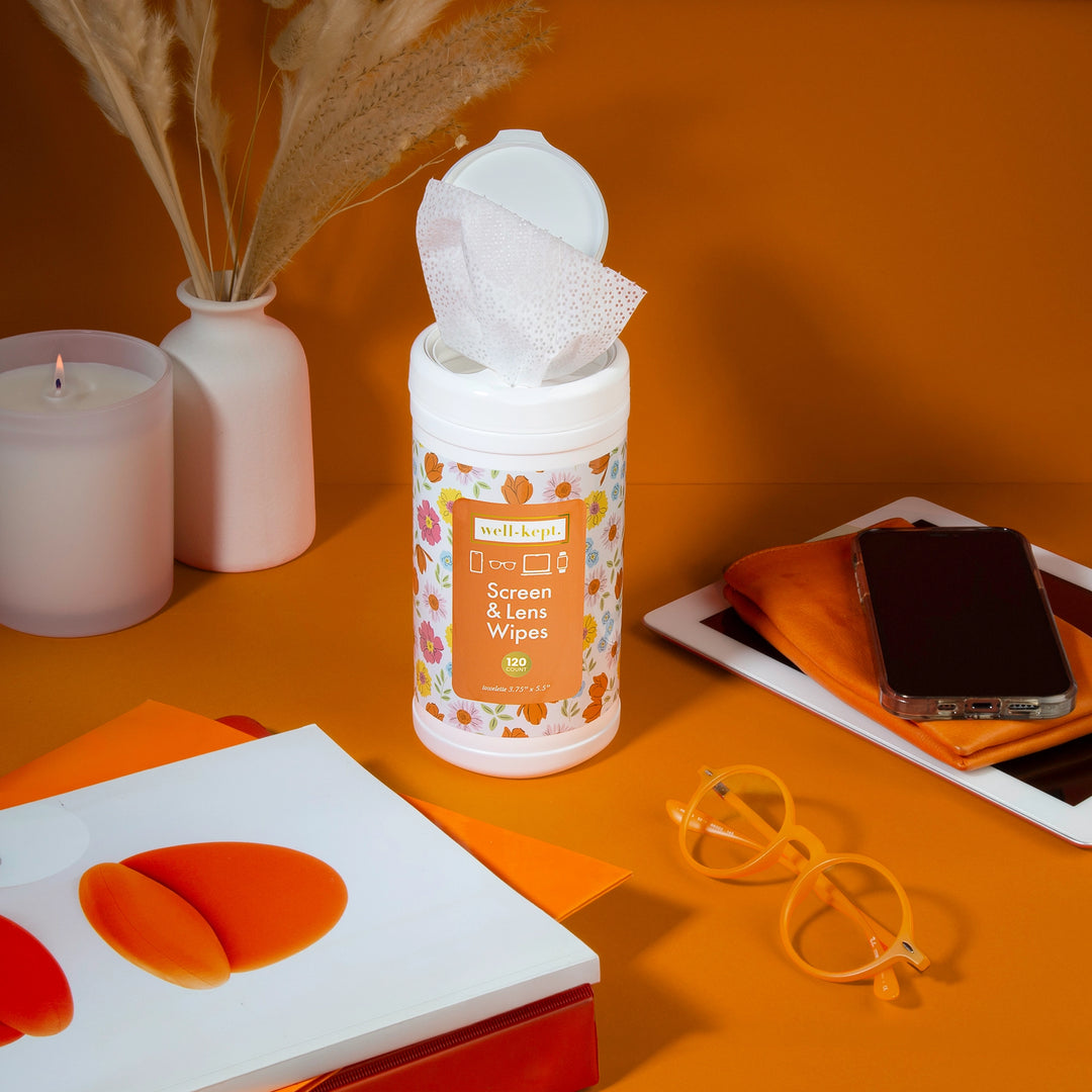 Screen & Lens Wipes Canister - Spring Break by Well-Kept (Preorder: Ships in 2-3 Weeks)