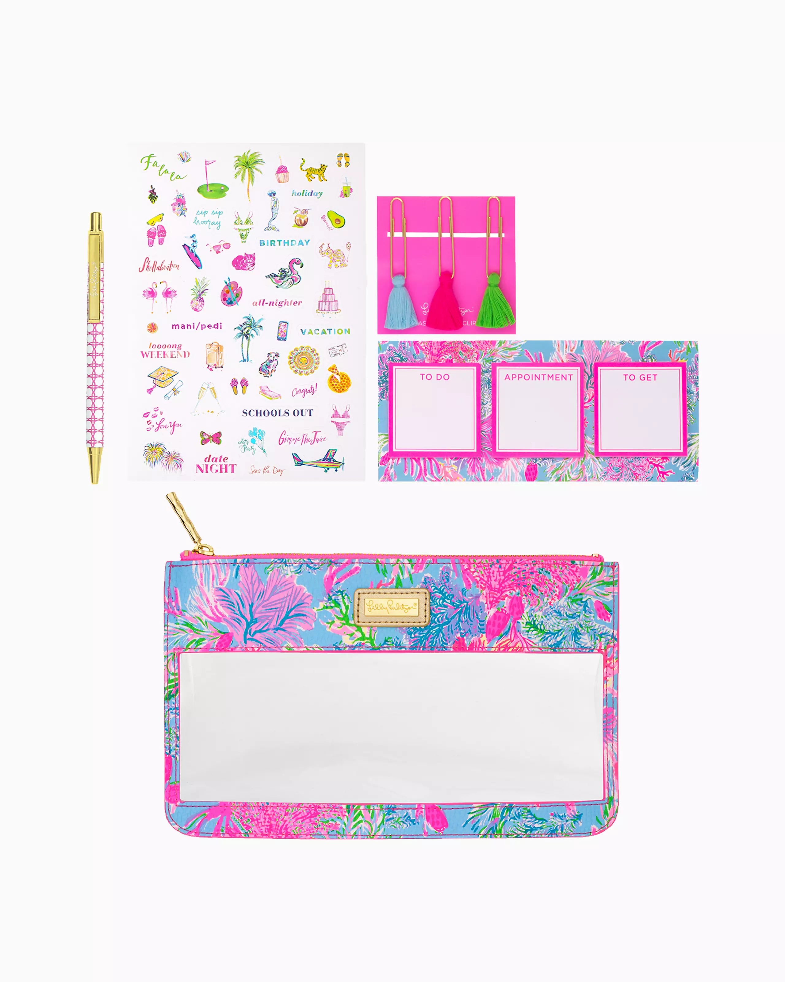 Agenda Bonus Pack by Lilly Pulitzer - Cay To My Heart