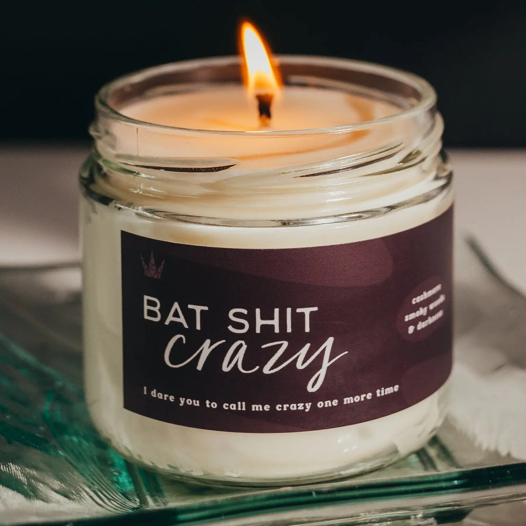 Bat Shit Crazy Candle by Evil Queen