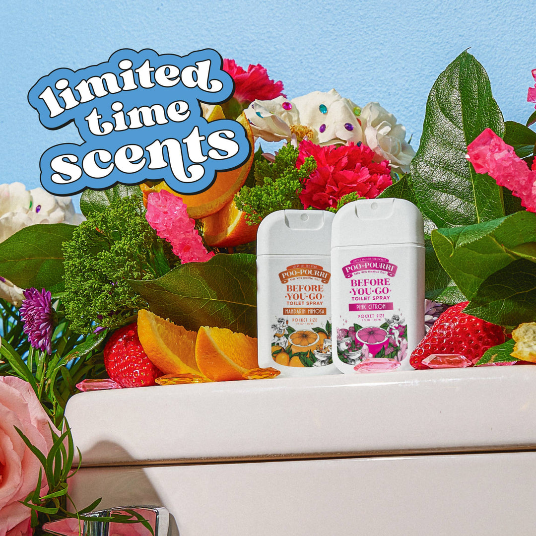 Pink Citron 1oz Pouched Pocket Sprayer by Poo~Pourri