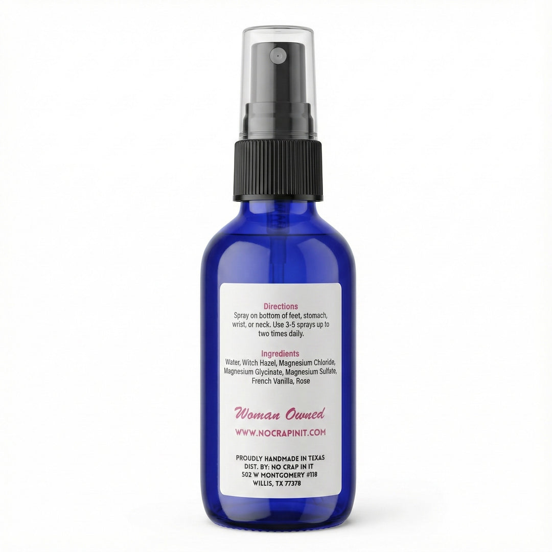 JAN ARRAY: Romance Magnesium Spray By No Crap In It (Ships in 2-3 Weeks)