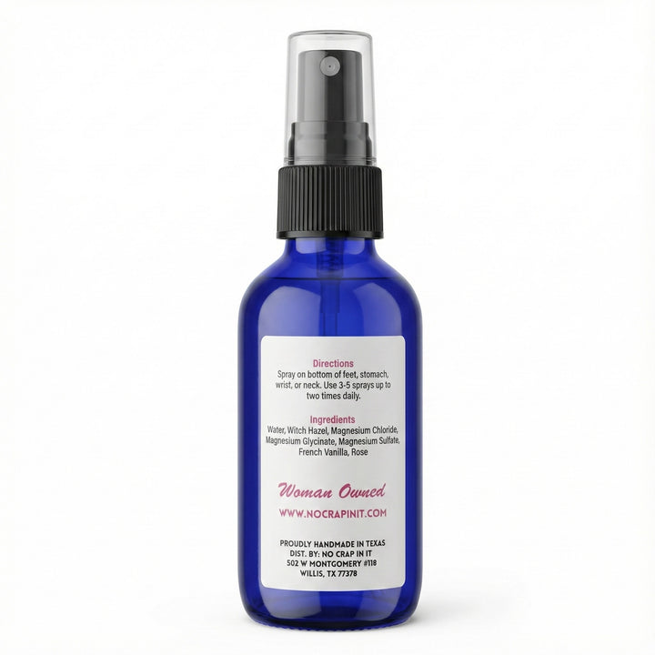 JAN ARRAY: Romance Magnesium Spray By No Crap In It (Ships in 2-3 Weeks)