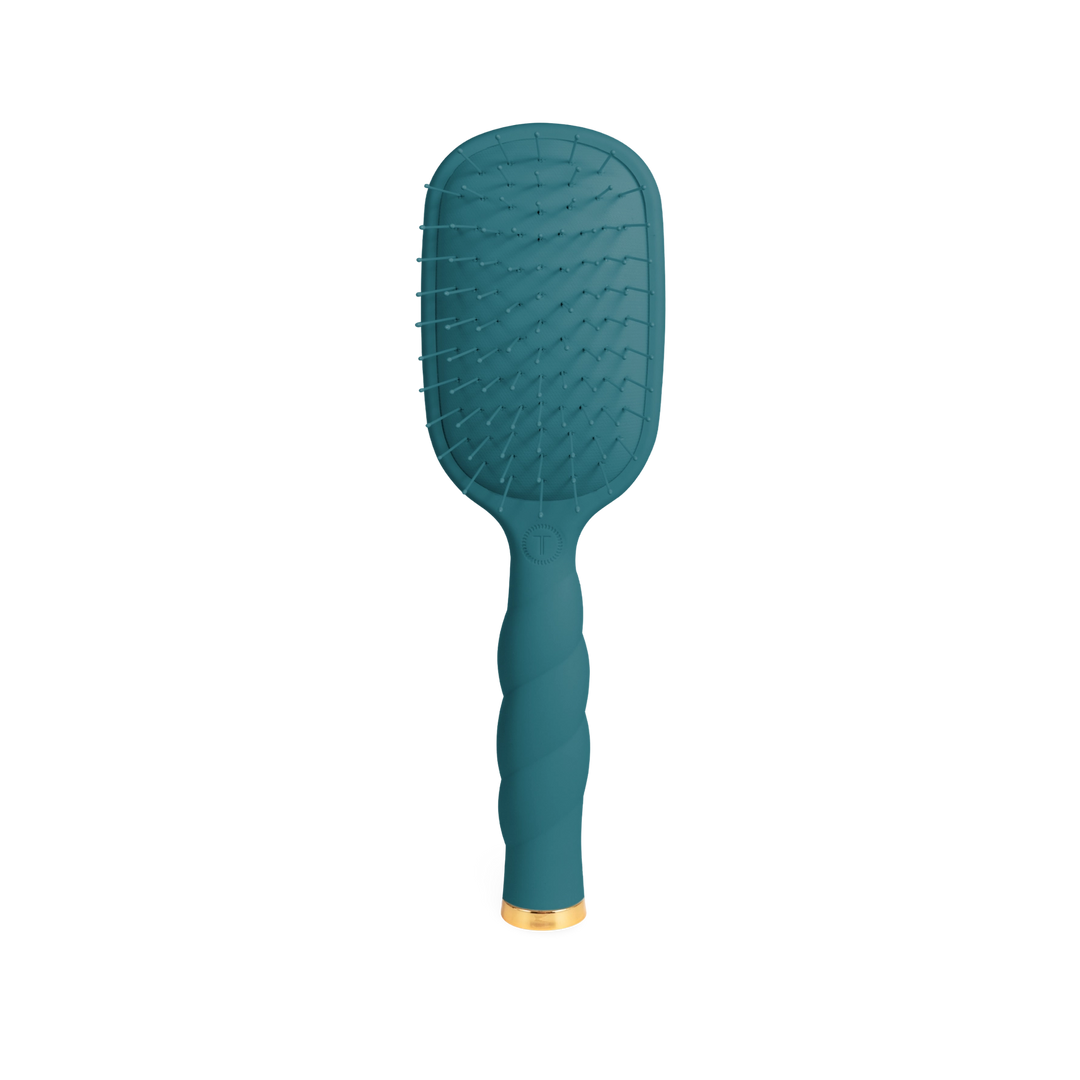 Teal With It Detangler Hair Brush for Fine Hair by Teleties