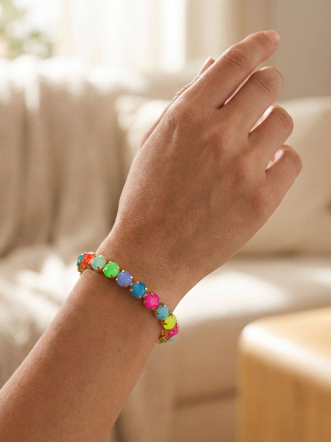 8 inch Sienna Stretch Bracelet - Vibrant by Sorrelli