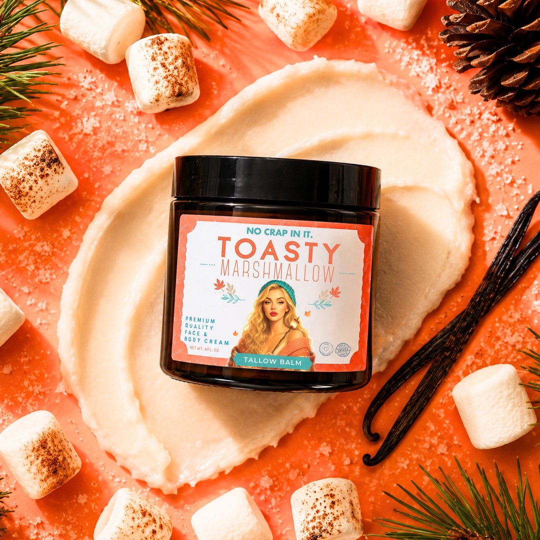 Tallow Balm - Toasted Marshmallow by No Crap In It (PREORDER: Ships in 2-3 Weeks)