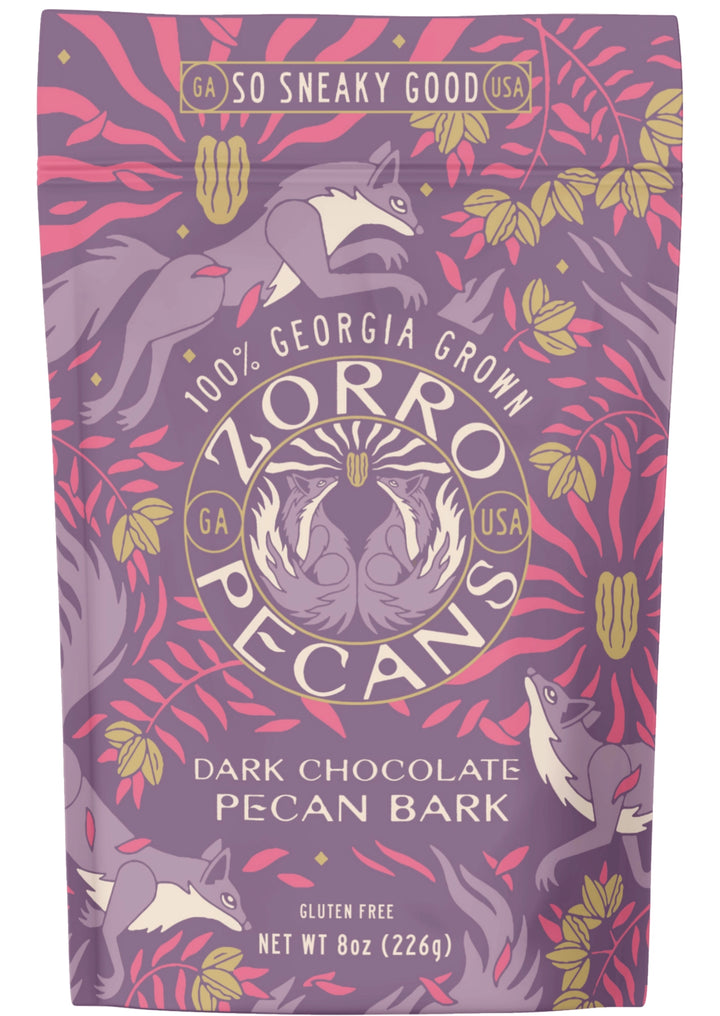 Dark Chocolate Pecan Bark by Zorro Pecans