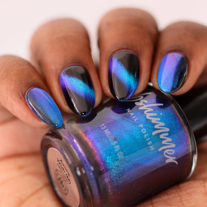 Azure Wish Multichrome Magnetic Nail Polish