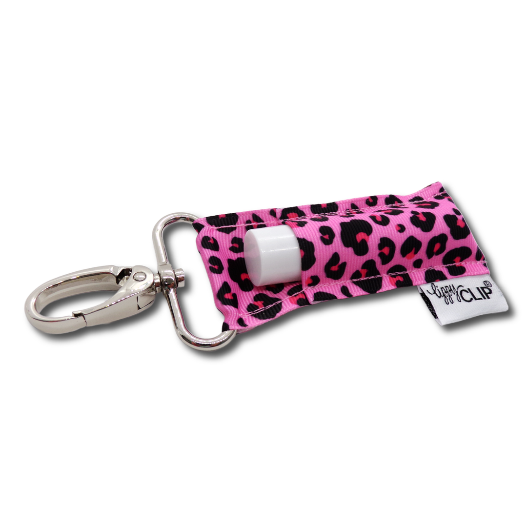 Pink Leopard LippyClip® Lip Balm Holder (PREORDER: Ships in 2-3 Weeks)