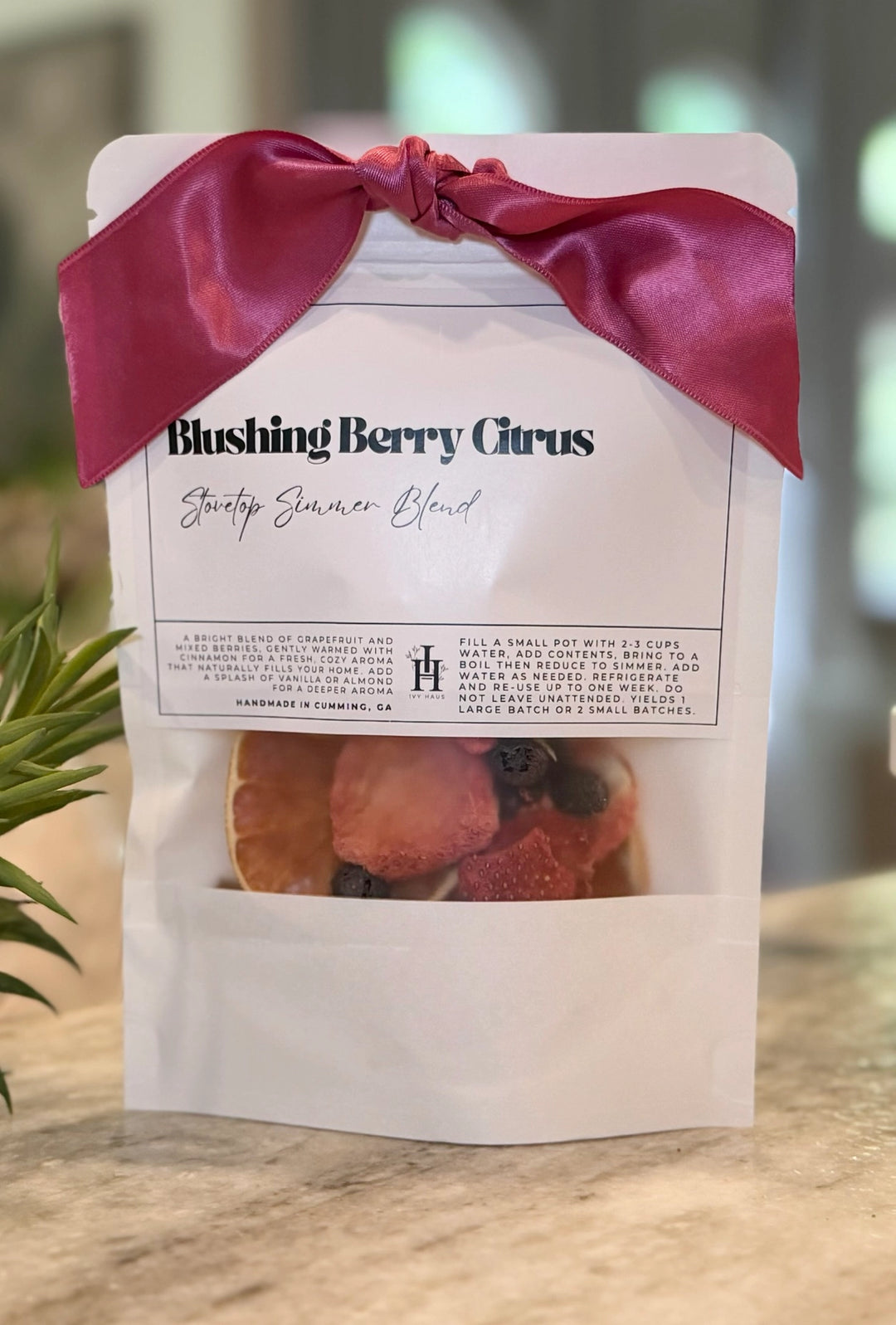 Large Stovetop Simmer Blend Potpourri - Blushing Berry Citrus