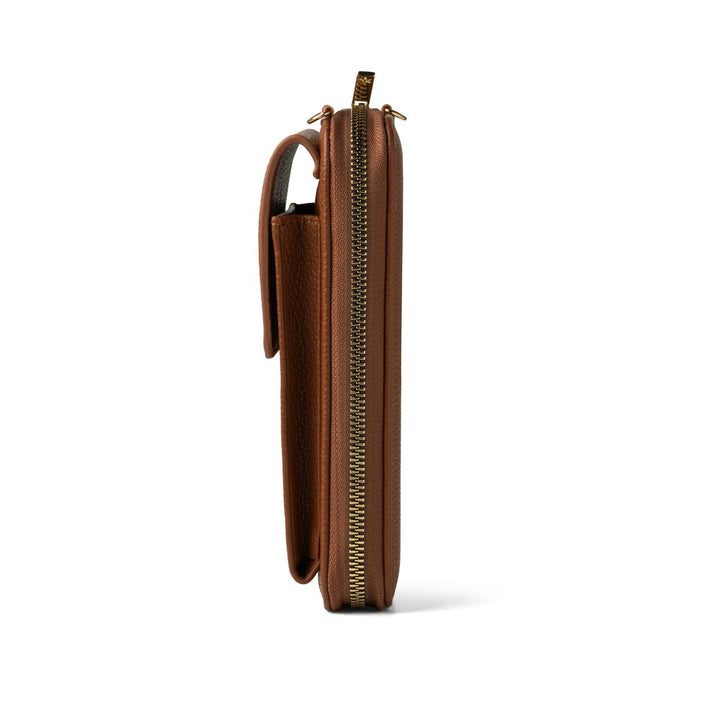 Kedzie Eclipse Smartphone Crossbody - Chestnut