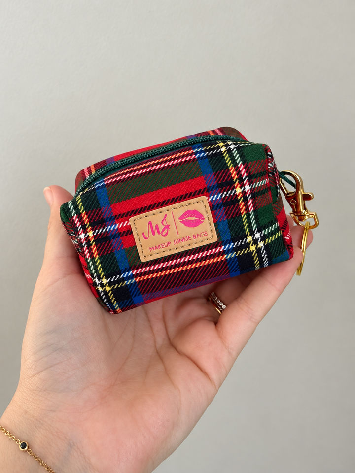 Christmas Wishes Red Plaid by Makeup Junkie (SEPT ARRAY: Ships in 8-10 Weeks)