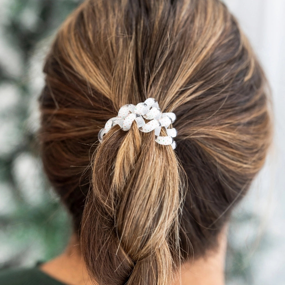 Teleties Hair Tie - Large Band Pack of 3 - Holiday Confetti (Ships in 1-2 Weeks)