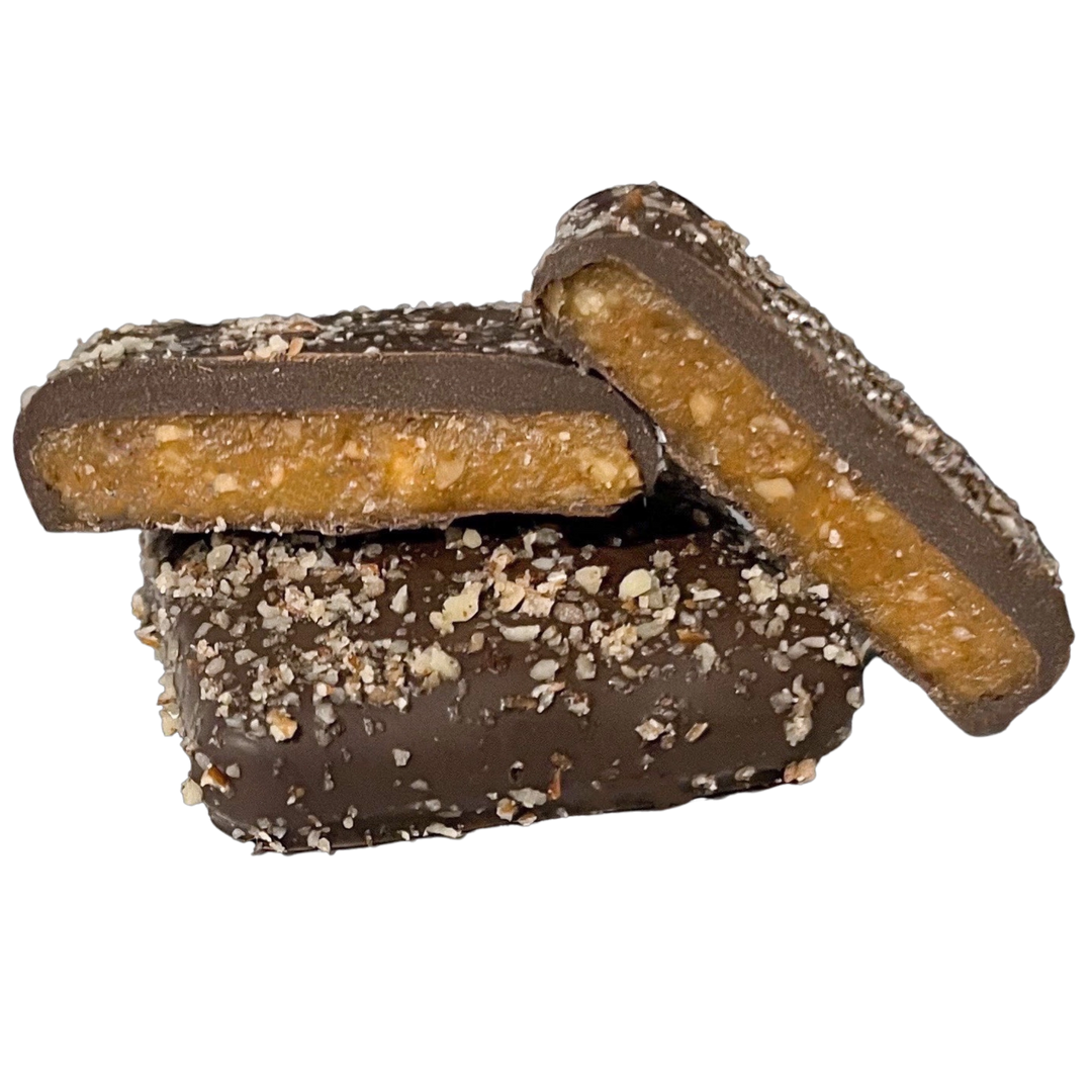 Griff's Pecan Dark Chocolate Toffee - 2 oz