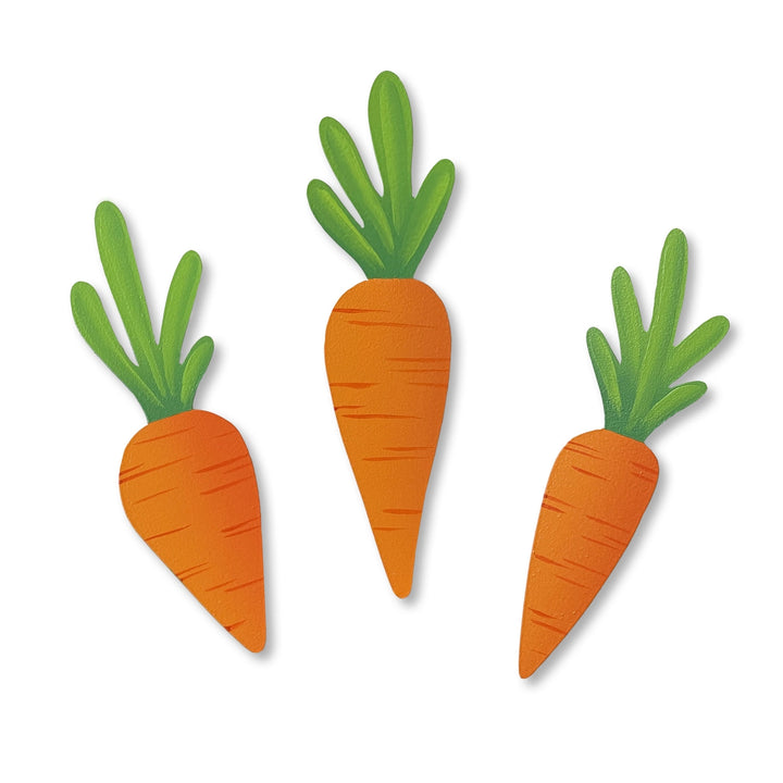 Mini Carrot Set of 3 Magnets by Roeda