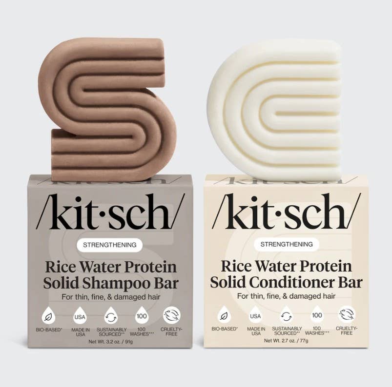 Rice Water Shampoo & Conditioner Bar Combo