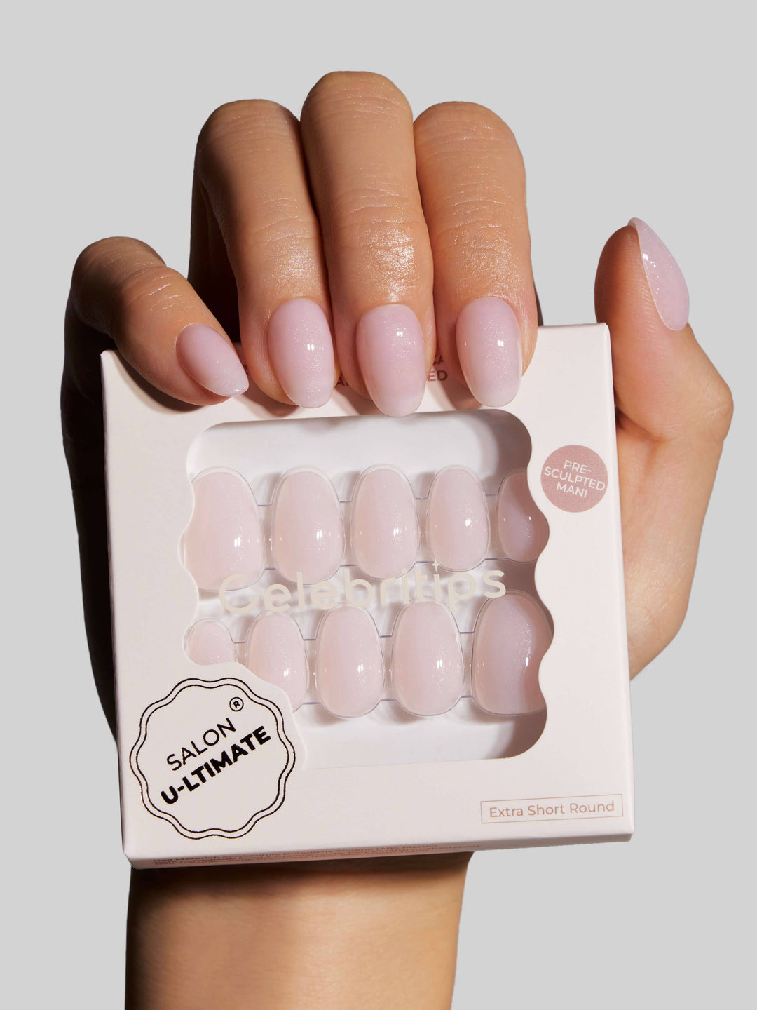 Petal Gloss (Extra Short Round) Press-On Nails by Celebritips