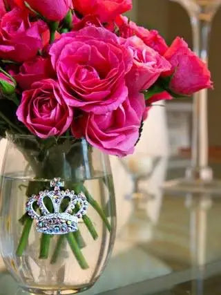 JUNE PREORDER: Aurora Borealis Crown Stemless by the Queens Jewels (Ships in 2-3 Weeks)